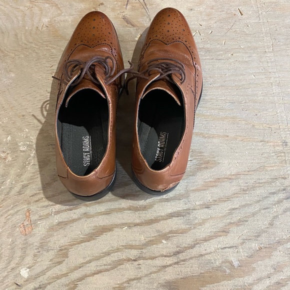 STACY ADAM'S MOCHA WINGTIPS 11M. - Picture 3 of 8